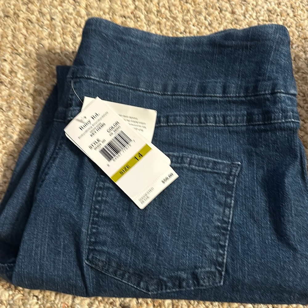 Ruby Rd. Pull on jeans NWT SIZE 14